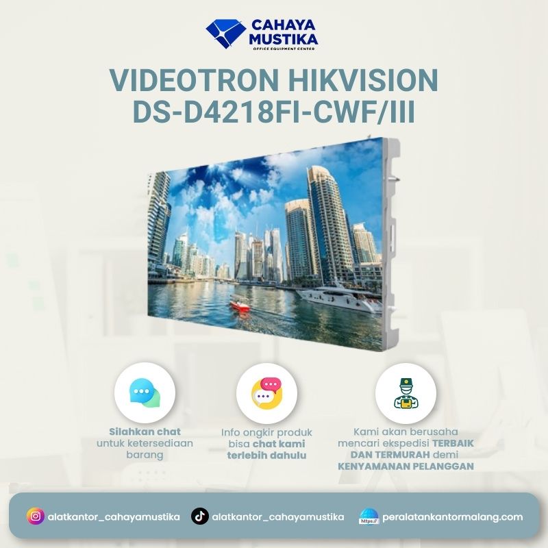 LED Videotron Indoor Hikvision DS-D4218FI-CWF/III