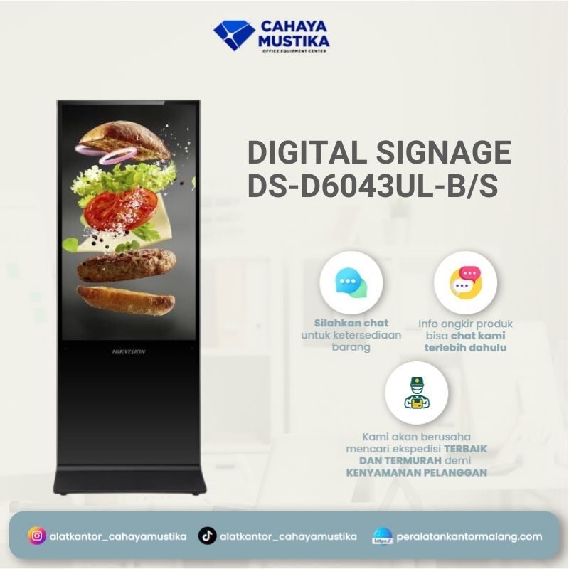 Digital Signage Standing Hikvision DS-D6043UL-B/S