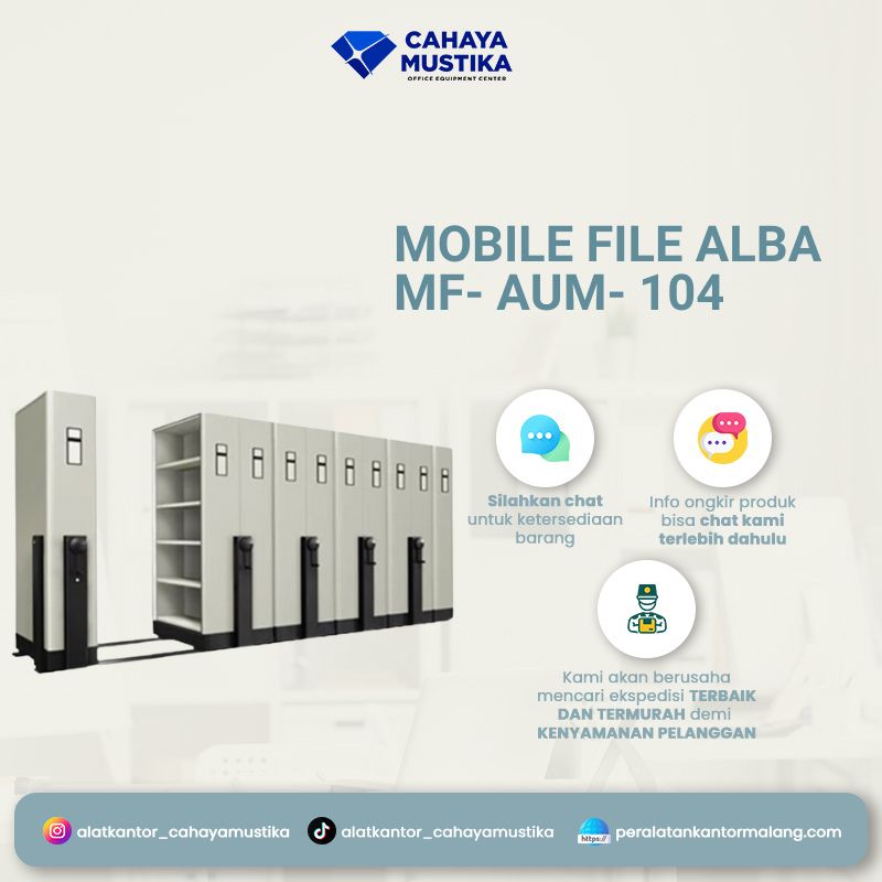 Mobile File Alba MF-AUM-104 (50 Compartment)