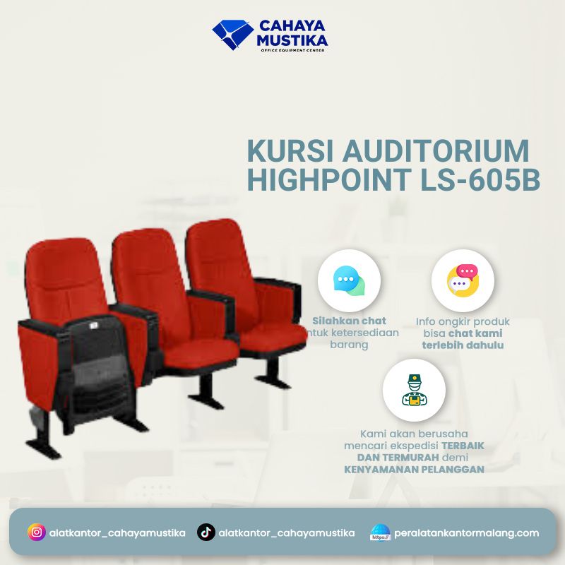 Kursi Auditorium Highpoint LS-605B
