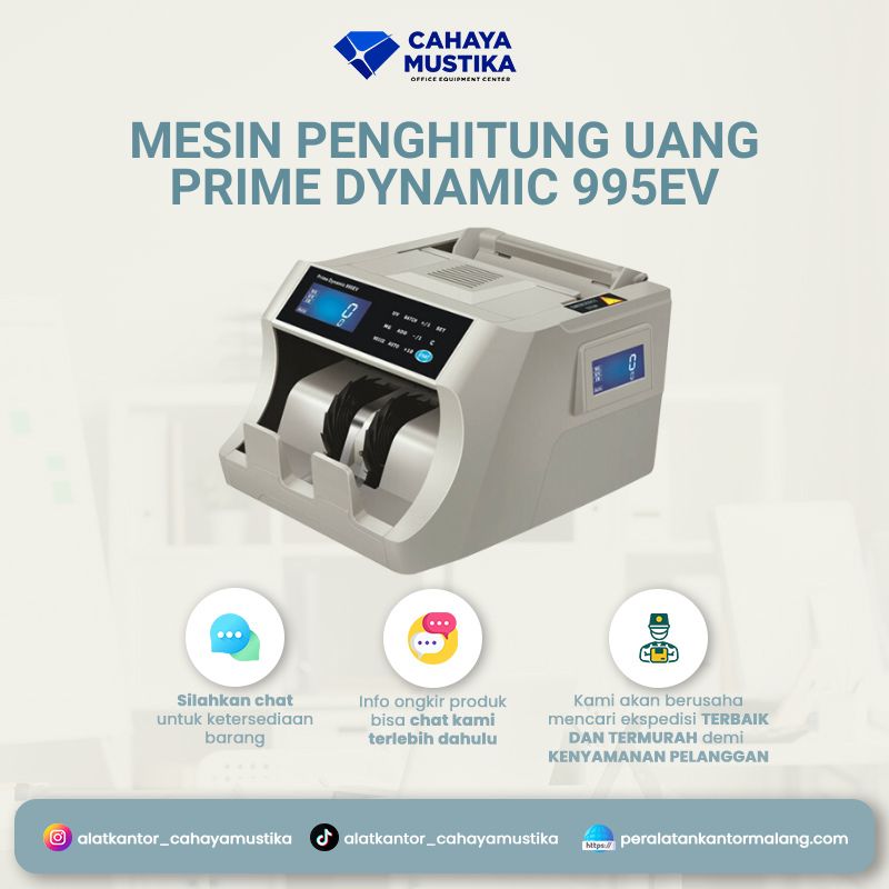 Mesin Penghitung Uang Prime Dynamic 995EV