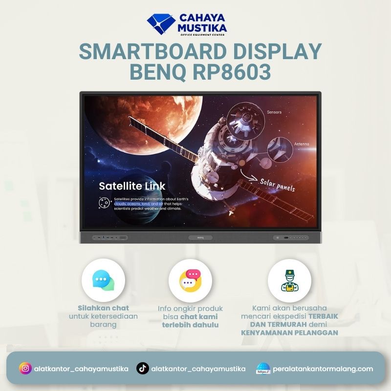Smartboard Display BenQ RP8603
