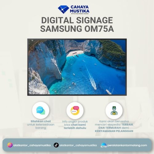 Digital Signage Samsung Smart Signage OM75A