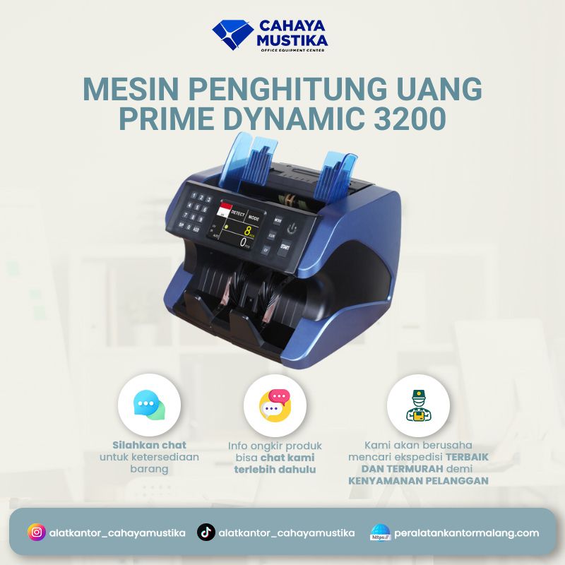 Mesin Penghitung Uang Prime Dynamic 3200