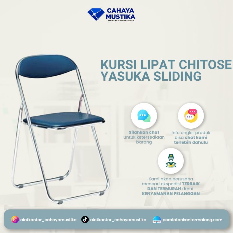 Kursi Lipat Chitose Yasuka Sliding