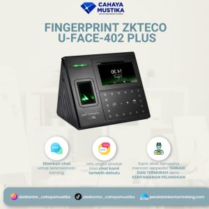 Fingerprint Mesin Absensi ZKteco U-Face-402 Plus