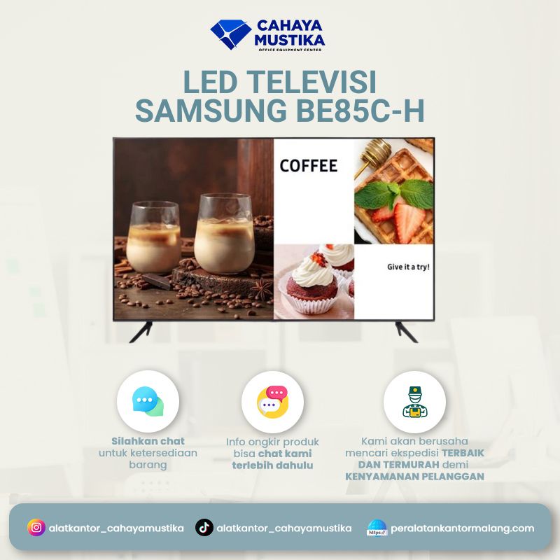 Led Televisi Samsung Smart TV BE85C-H