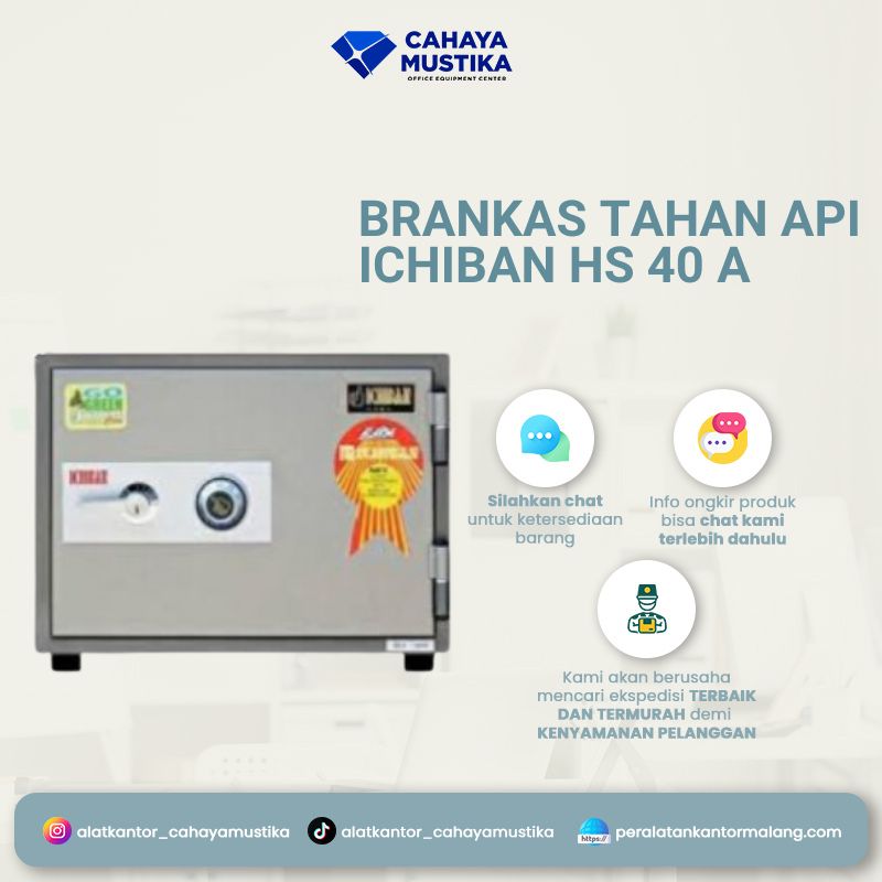 Brankas Tahan Api Ichiban HS 40 A