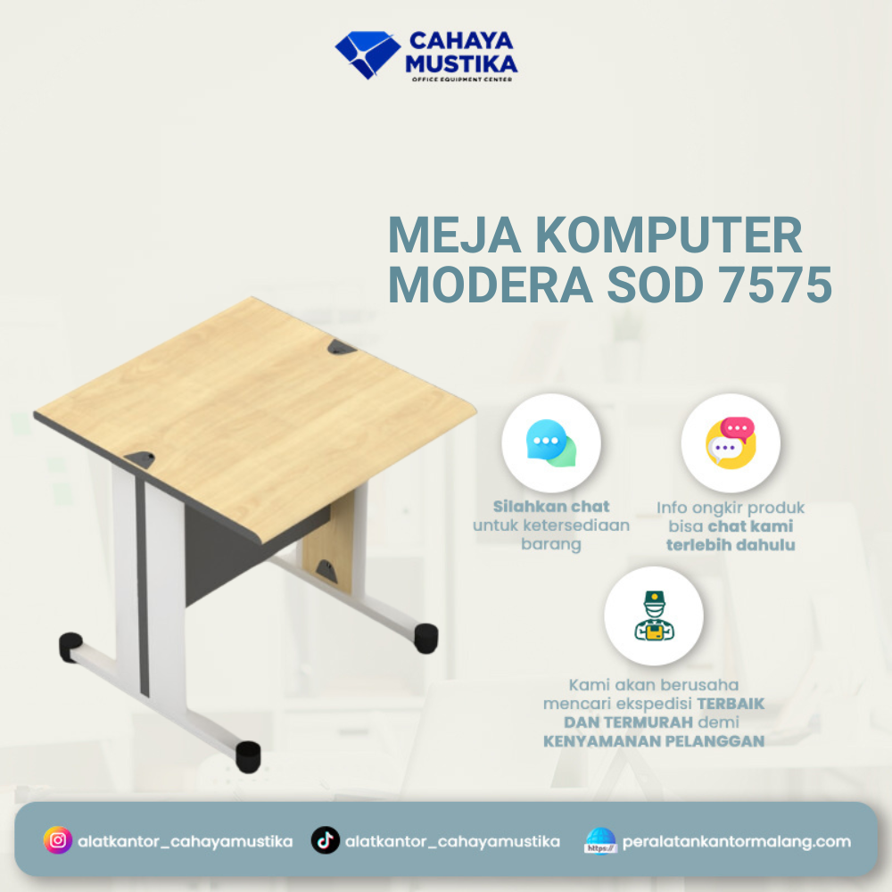 Meja Komputer Modera S-Class SOD 7575