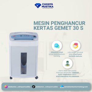 Mesin Penghancur Kertas Gemet 30 S
