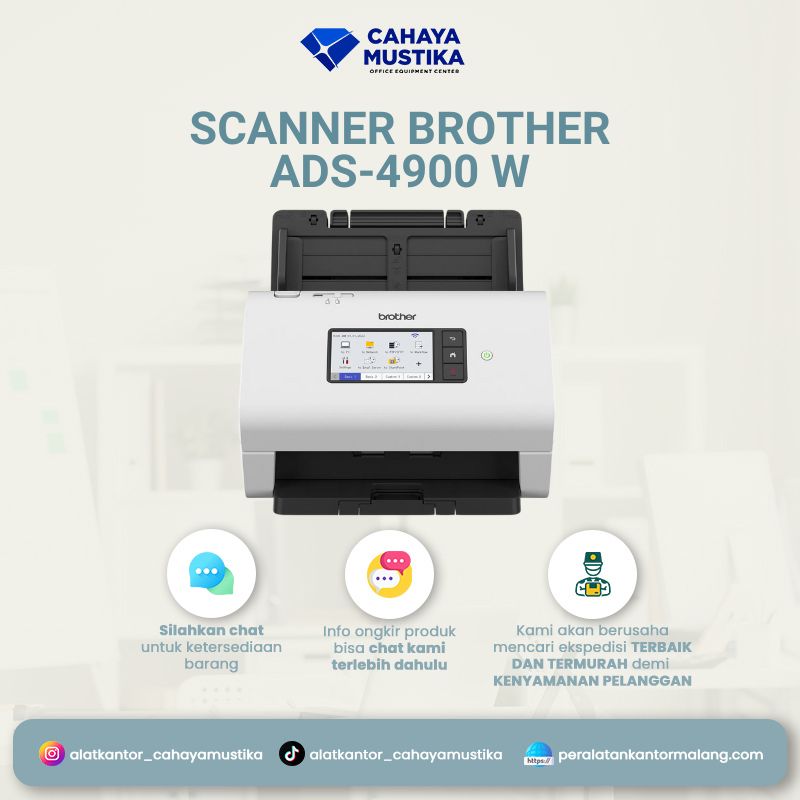 Scanner Brother ADS-4900 W