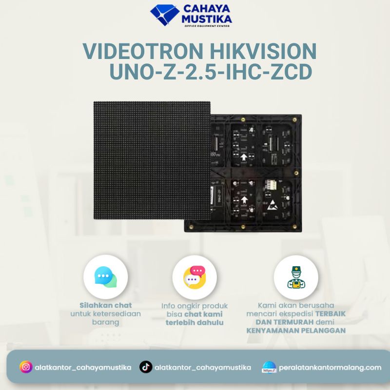 Videotron Hikvision P2.5 Indoor UNO-Z-2.5-IHC-ZCD