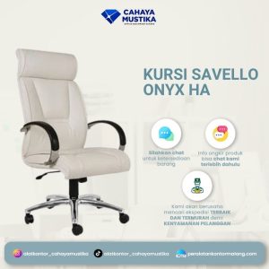 Kursi Manager Hidrolik Savello Onyx HA