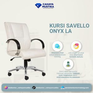 Kursi Manager Hidrolik Savello Onyx LA