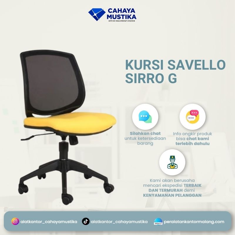 Kursi Staff Putar Savello Sirro G