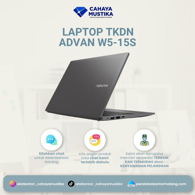 Laptop TKDN Advan W5-15S