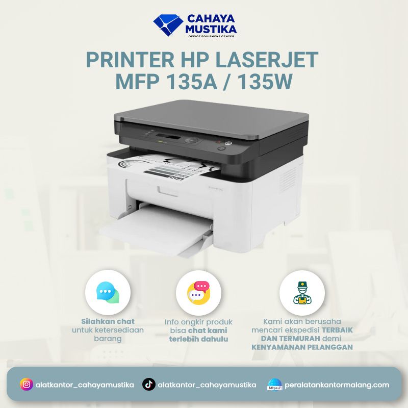 Printer HP Laserjet MFP 135A / 135W
