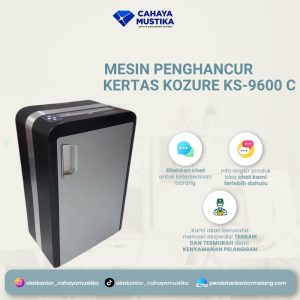 Mesin Penghancur Kertas Kozure KS-9600 C