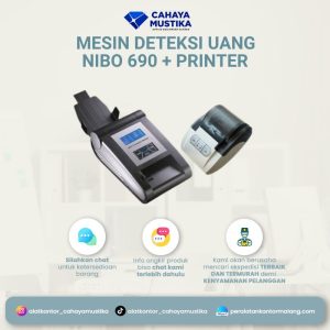 Mesin Deteksi Uang Nibo 690 + Printer