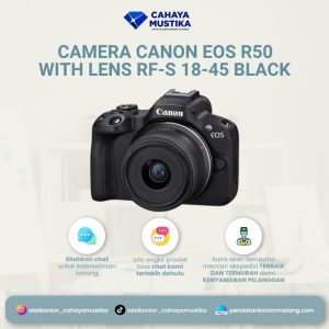 Camera Canon EOS R50 with Lens RF STM Black