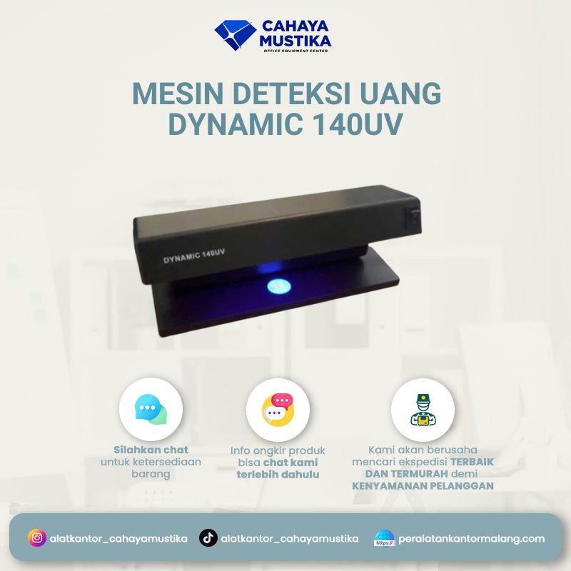 Mesin Deteksi Uang Dynamic 140UV