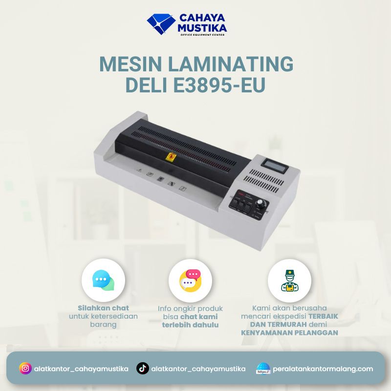 Mesin Laminating Deli E3895-EU