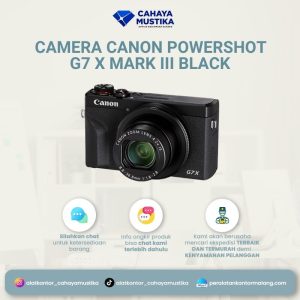 Camera Canon PowerShot G7 X Mark III Black