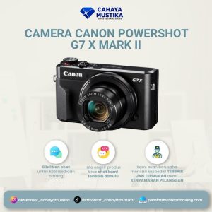 Camera Canon PowerShot G7 X Mark II