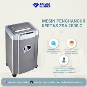 Mesin Penghancur Kertas ZSA 2000 C