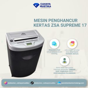 Mesin Penghancur Kertas ZSA Supreme 17