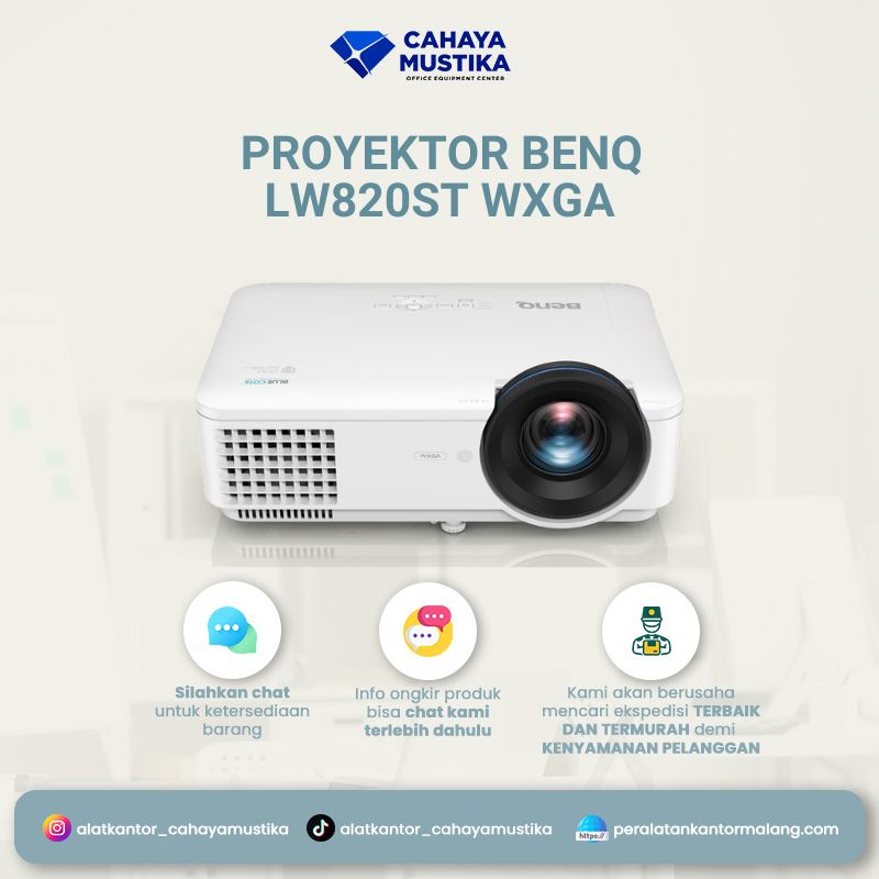 Proyektor BenQ LW-820ST WXGA