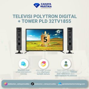 Televisi Polytron Digital + Tower PLD 32TV1855