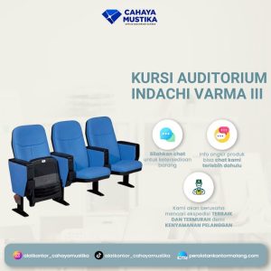 Kursi Auditorium Indachi Varma Ill