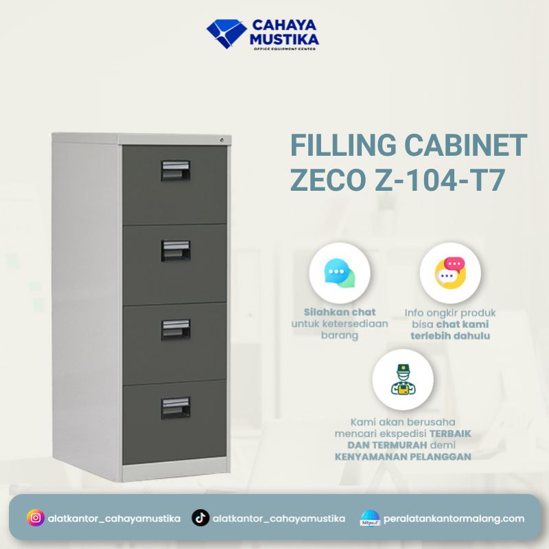 Filling Cabinet Zeco Z-104-T7
