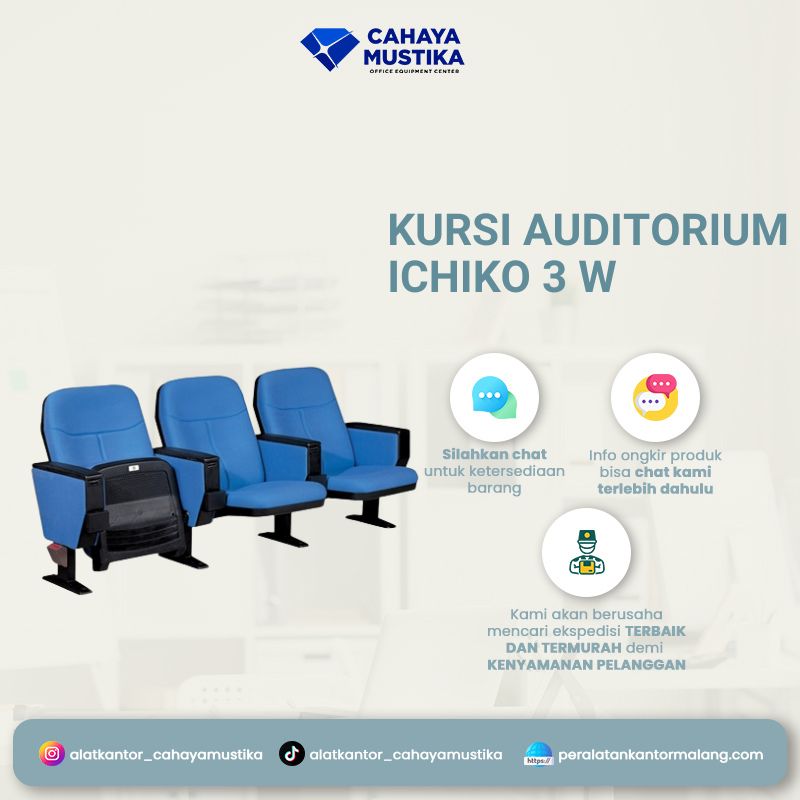 Kursi Auditorium Ichiko 3 W
