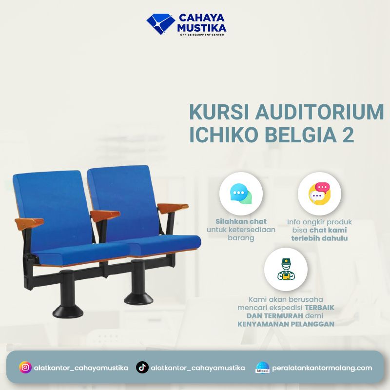 Kursi Auditorium Ichiko Belgia 2 Seats