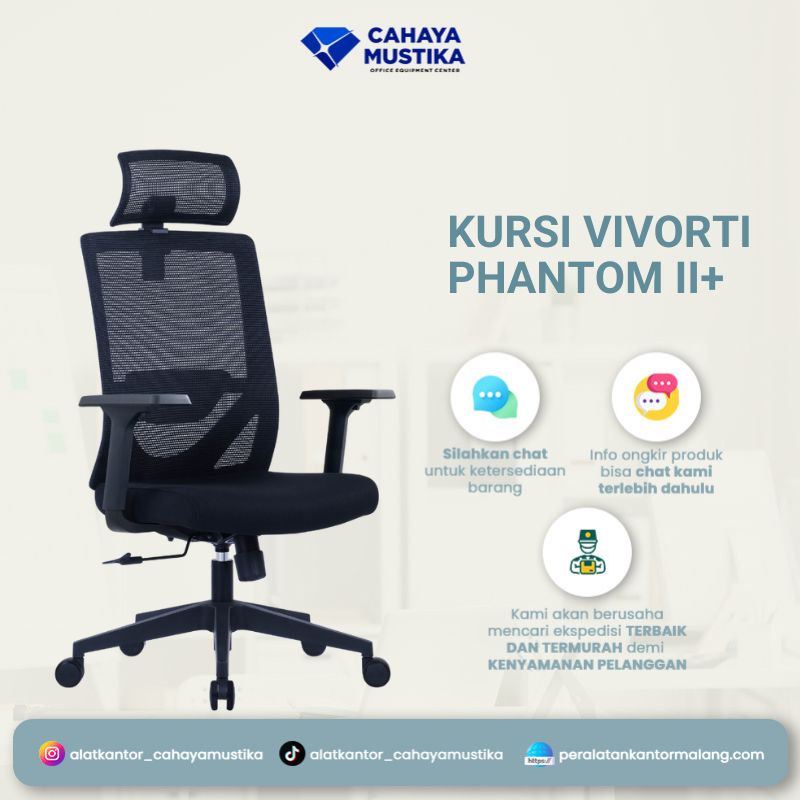 Kursi Kantor Putar Vivorti Phantom II+
