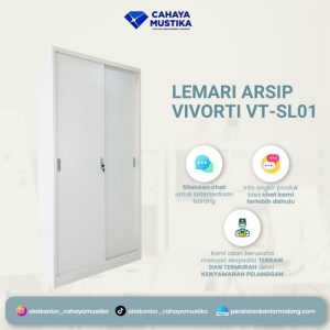 Lemari Arsip Pintu Sliding Vivorti VT-SL01
