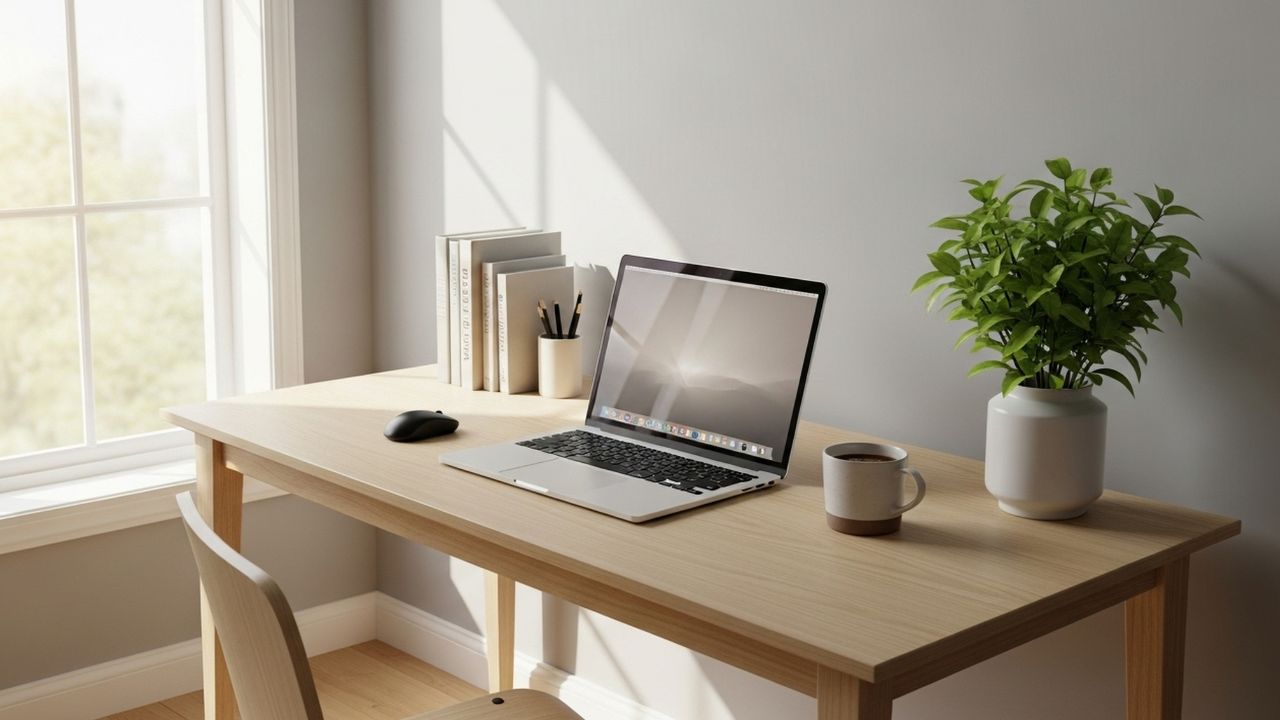 Sensasi Kerja di Ruang Kerja Kantor Sederhana