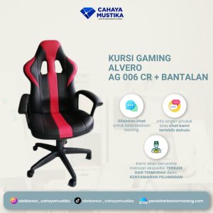Kursi Gaming Alvero AG 006 CR + Bantalan