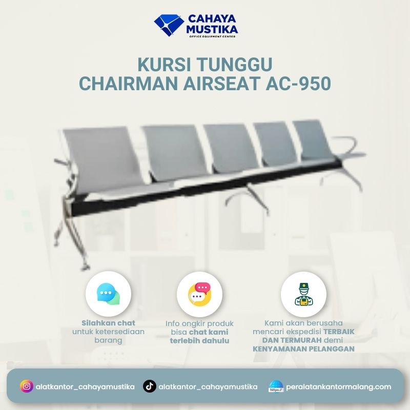 Kursi Tunggu Chairman Airseat AC-950 (5 Seat)