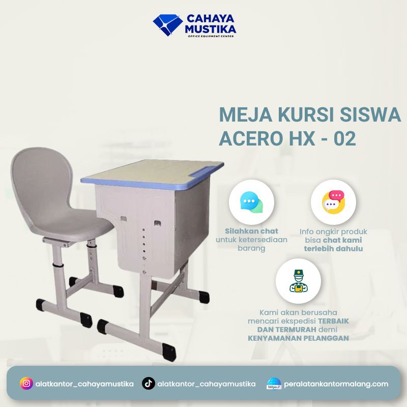 Meja dan Kursi Sekolah Acero HX - 02