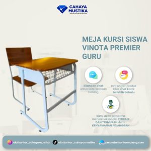 Meja dan Kursi Sekolah Vinota Premier Guru