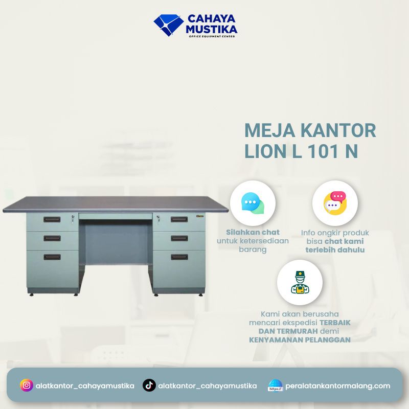 Meja Kantor Lion L 101 N