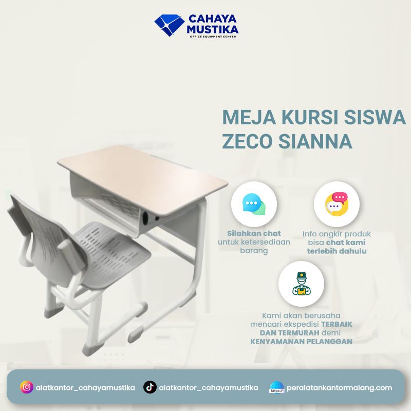 Meja dan Kursi Sekolah Zeco Sianna