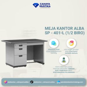Meja Kantor Alba SP - 401-L (1/2 Biro)