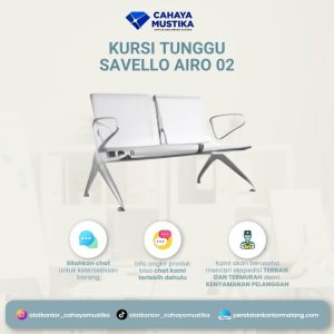 Kursi Tunggu Savello Airo 02 (2 Seat)